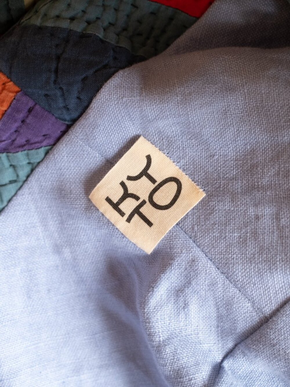 Handmade Vintage Quilt Coat, Rainbow - Picture 7 of 13